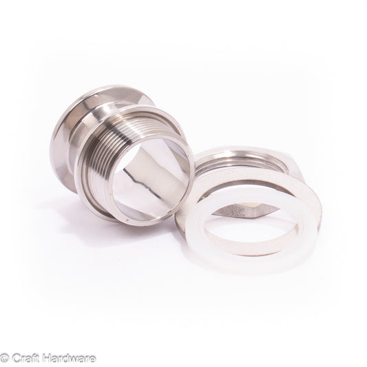 Schottverschraubung Deckeladapter Tri-Clamp 1,5"