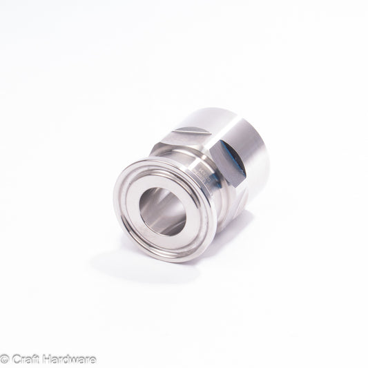 Gewindeadapter Tri-Clamp DN 15 (34 mm) x 3/4" BSPT IG