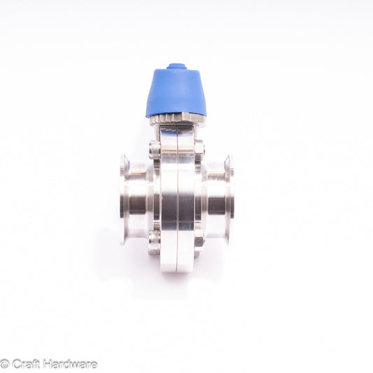 Scheibenventil Tri-Clamp 2" mit Hebelgriff