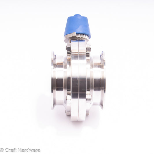 Scheibenventil Tri-Clamp 3" mit Hebelgriff