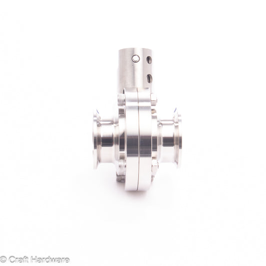 Scheibenventil Tri-Clamp DN 40 mit Kugelgriff