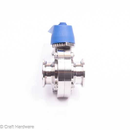 Scheibenventil Tri-Clamp 1,5" mit Hebelgriff