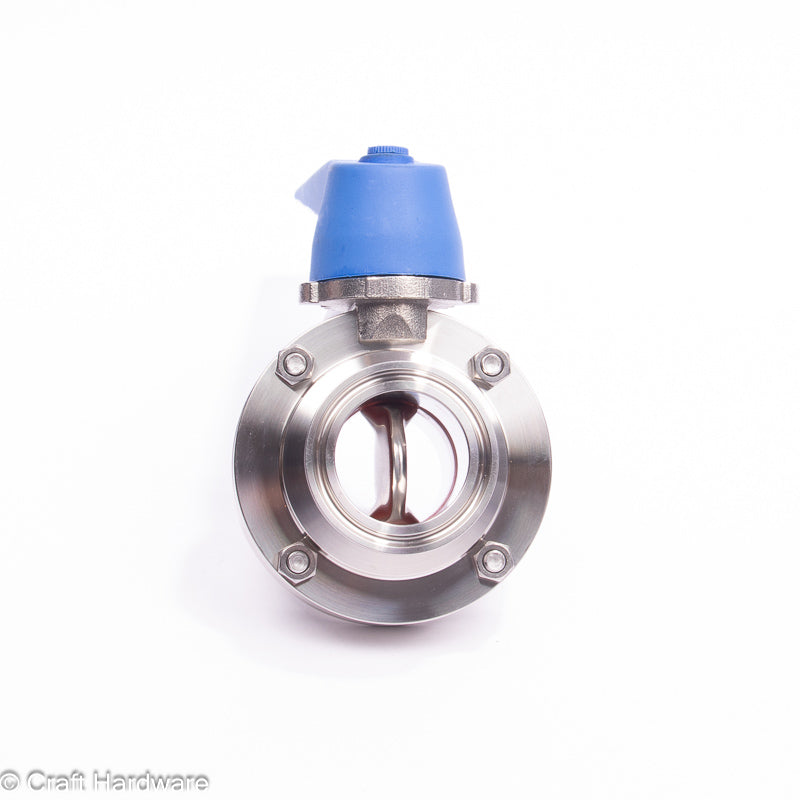 Scheibenventil Tri-Clamp 1,5" mit Hebelgriff