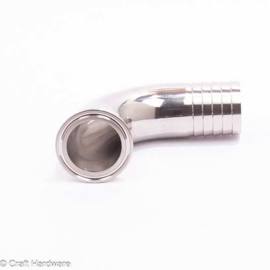 Schlauchtülle 90 Tri-Clamp 1,5" x 1,5"