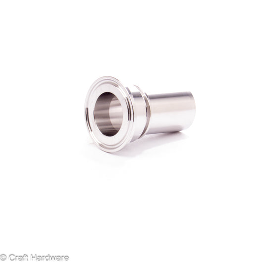 Schlauchtülle Tri-Clamp mit Sicherungsbund DN 32 / 32 mm