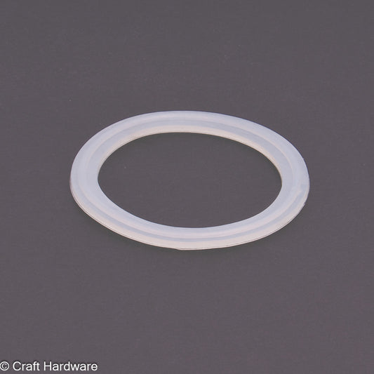 Silicone Gasket Tri-Clamp 2" Half Flat