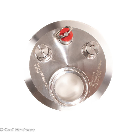 Tri-Clamp 4" auf NC und 1,5" Tri-Clamp Adapter