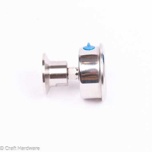 Tri-Clamp 1.5" Pressure Gauge Horizontal 0-4 Bar