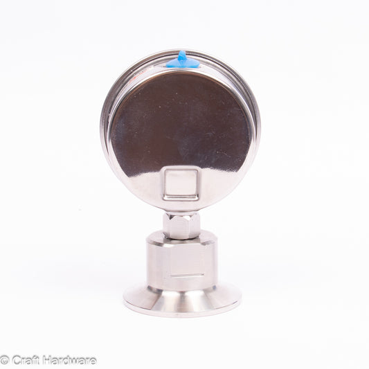 Tri-Clamp 1.5" Pressure Gauge Vertical 0-4 Bar