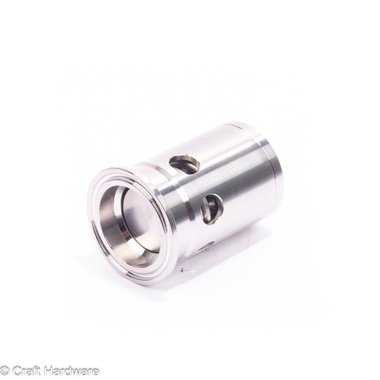 Pressure Relief Valve with Vacuum Breaker, 1.5" Tri-Clamp