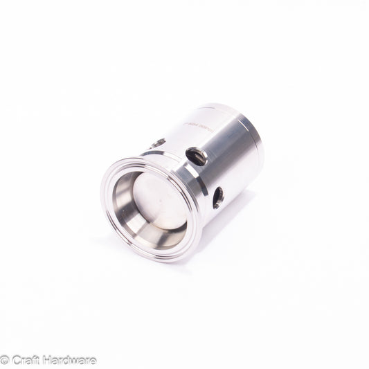 Pressure Relief Valve with Vacuum Breaker, 2" Tri-Clamp