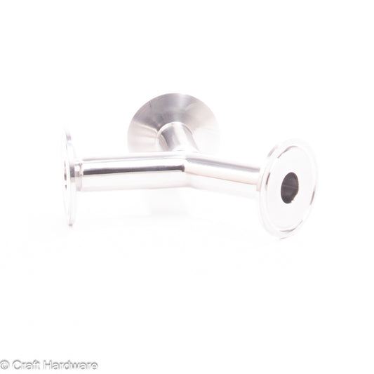 Y-Stück Tri-Clamp 1,5" x 3/4"