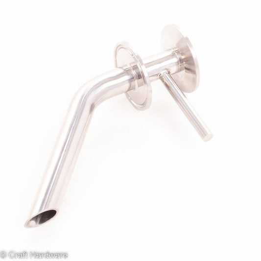 Abfüllarm Tri-Clamp 1,5" x 3/4" 45°