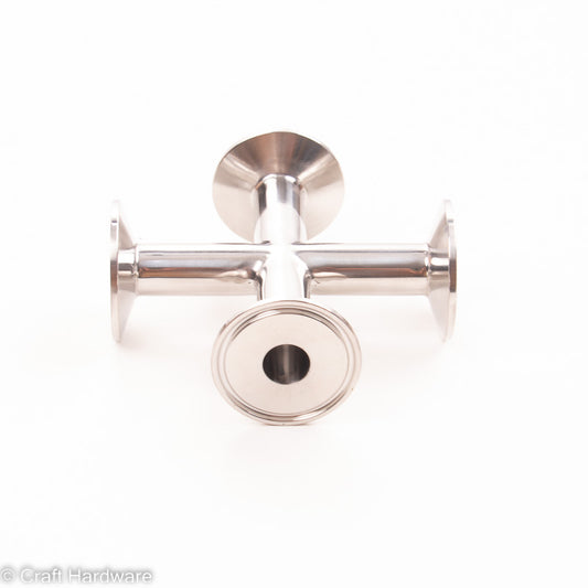 Kreuzstück Tri-Clamp 3/4"-2