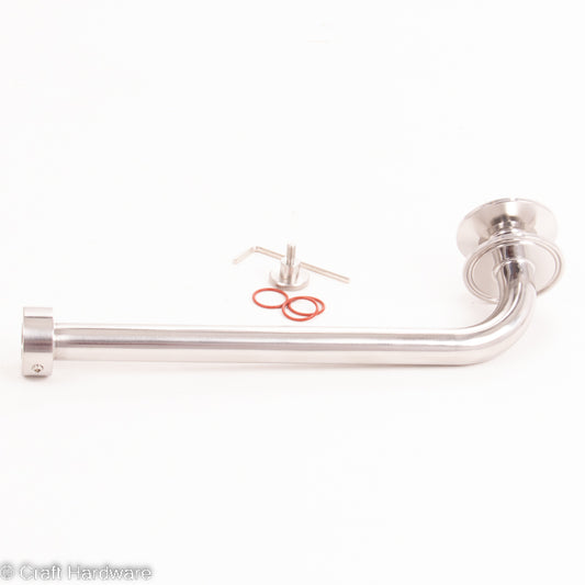 Tri-Clamp Whirlpool Arm Tube Mount - Long
