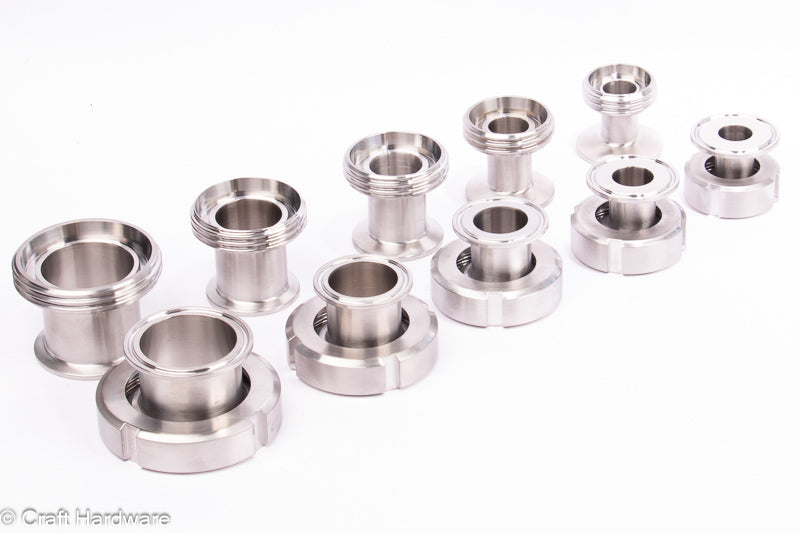 Tri-Clamp Milchrohr DIN 11851 Adapter