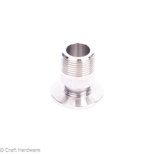 Threaded Adapter Tri-Clamp 1,5" x 1" BSPT Male