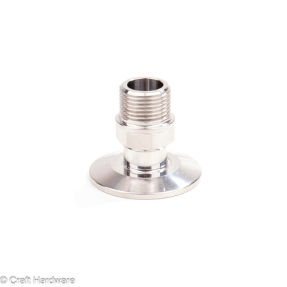 Threaded Adapter Tri-Clamp 1.5" x 5/8" BSPP Male