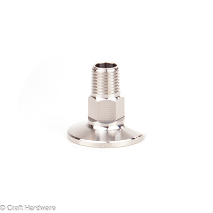 Threaded Adapter Tri-Clamp DN 15 (34 mm) x 1/4" BSPT Male