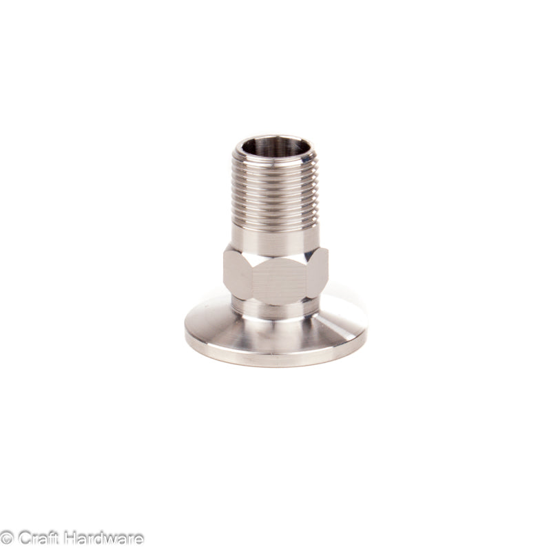 Threaded Adapter Tri-Clamp DN 15 (34 mm) x 3/8" BSPT Male