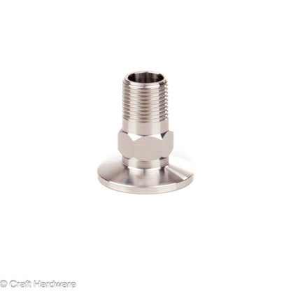 Threaded Adapter Tri-Clamp DN 15 (34 mm) x 3/8" BSPT Male