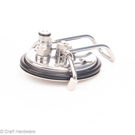 Keg Deckel mit Getränkeventil, Schlauchtülle (NC)