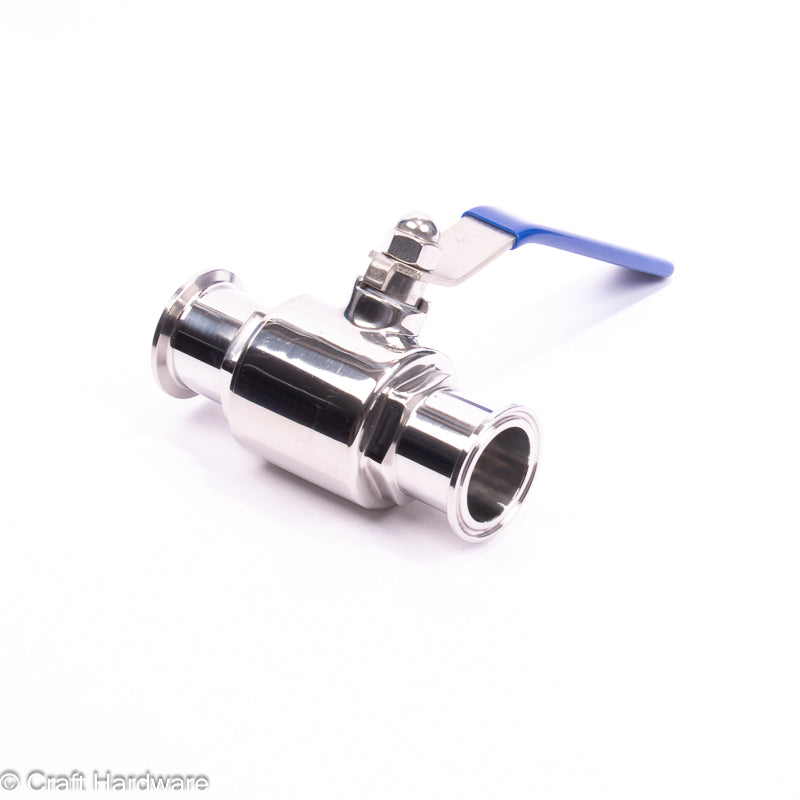 Ball Valve Two Piece Tri-Clamp 1.5" 