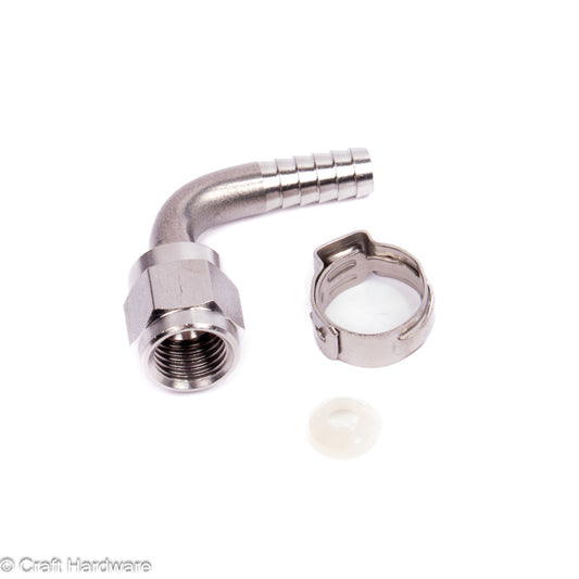 NC 90 Barb and Swivel Nut 7.2 mm