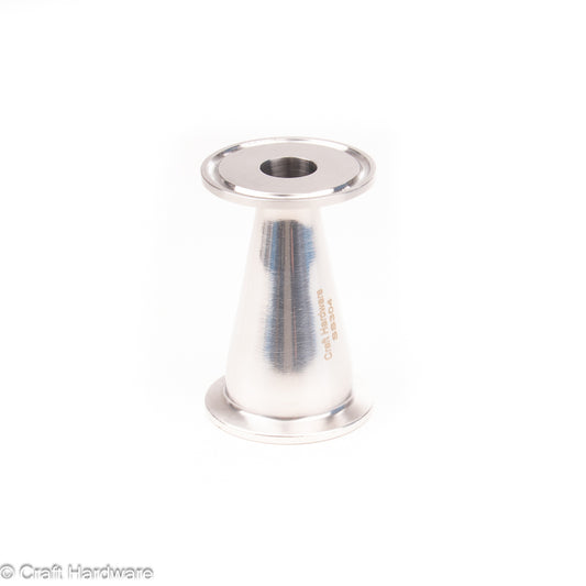 Reduzierung Konzentrisch Tri-Clamp 1,5" auf 1,5"x3/4"