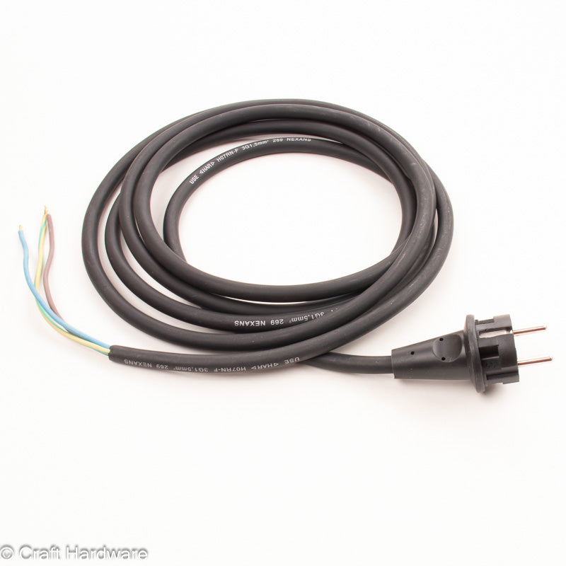 Power Supply Cable 3m H07RN-F 3G1.5